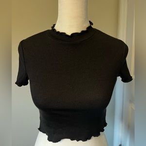 ASOS black crop
